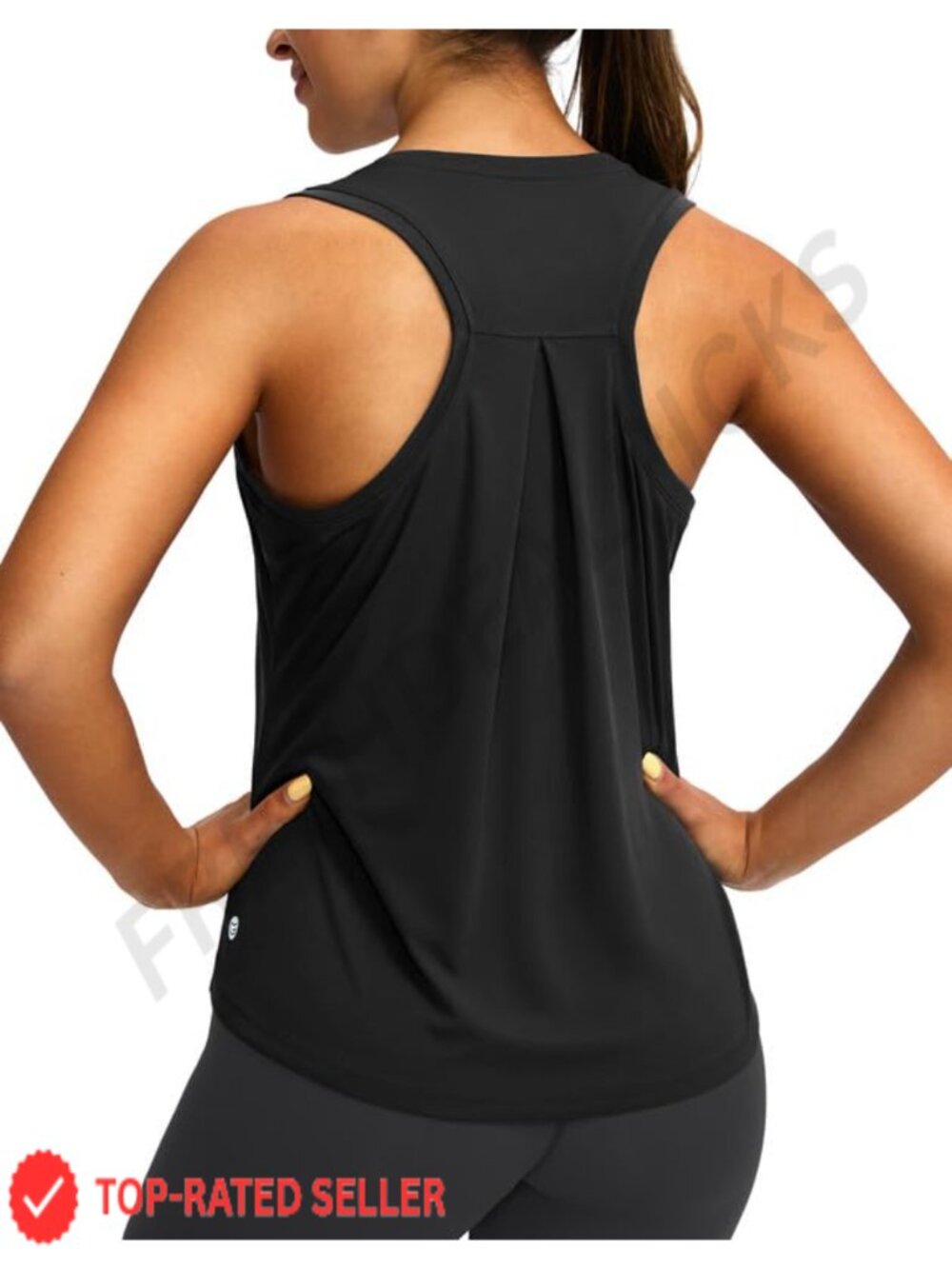 Women's Workout Tank Top Racerback Athletic Sleeveless UPF 50+ Gym Yoga